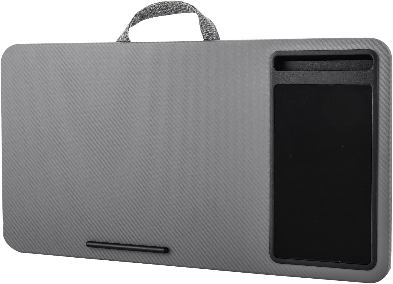BREEZENEST Laptop Tray with Cooling Cushion & Built-in Mouse Pad Large 17" Lap Desk for Bed & Sofa, Ergonomic Stand with Phone Slot Durable 600D Polyester, 57.5x30.5cm