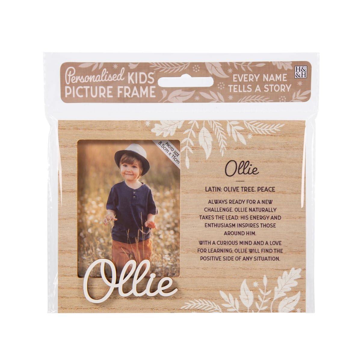 Personalised picture frames (Ollie)
