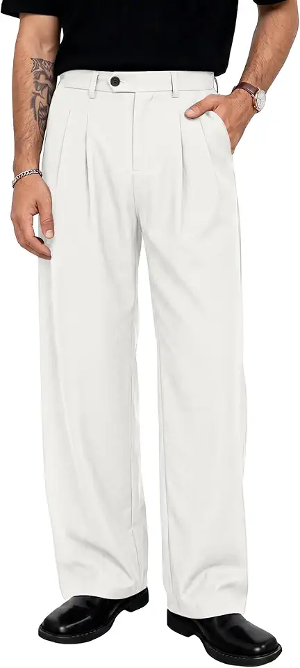 TARAINYA Chino Trousers Baggy Fabric