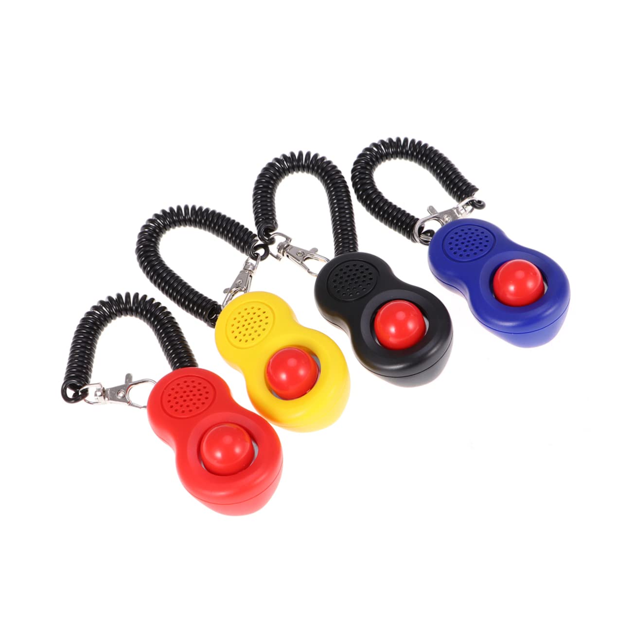Kisangel 12pièces Clicker De Formation pour Chiens Et Chats avec Dragonne Élastique Outil Professionnel De Dressage Animalier Pratique
