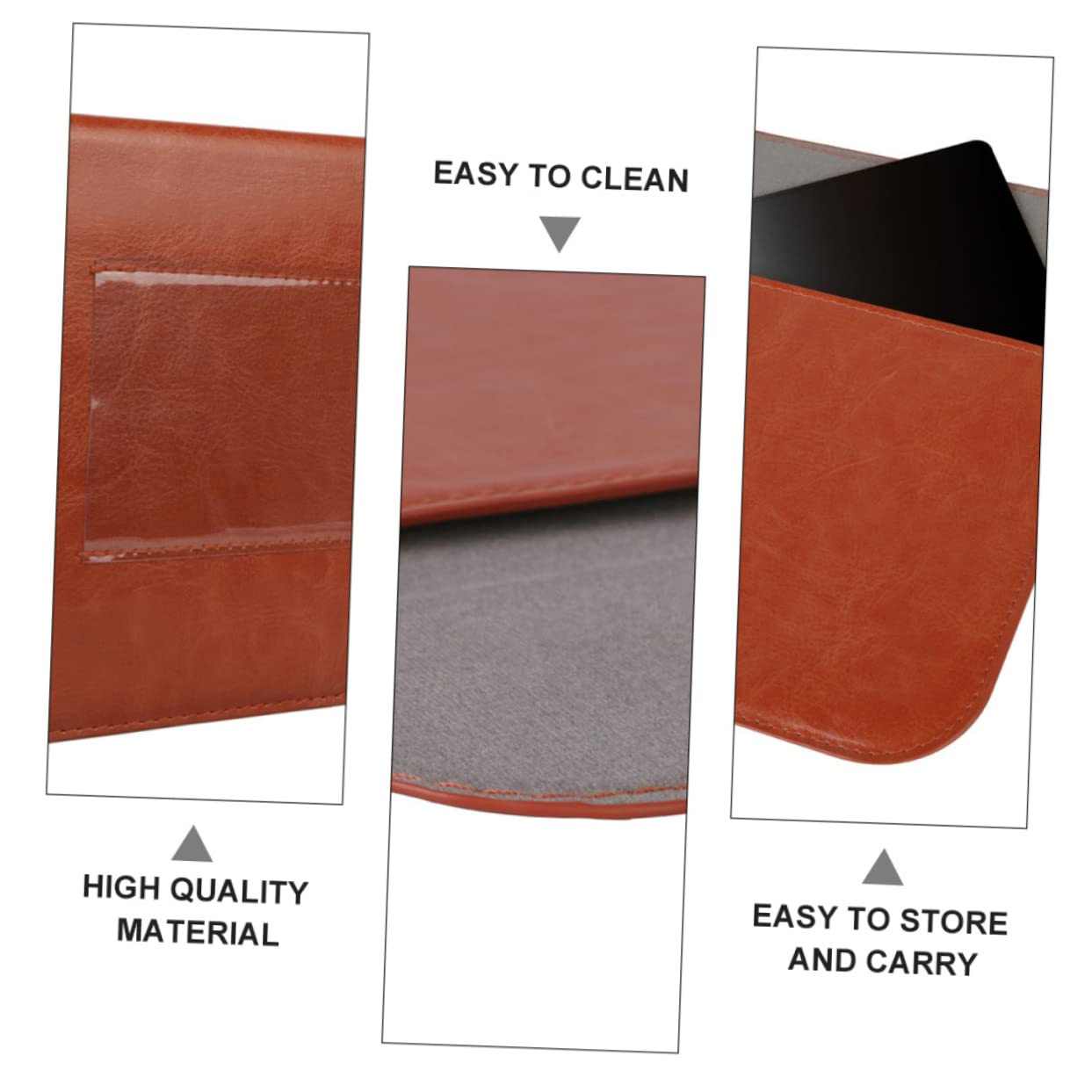 jojofuny Leather Photography Filter Pouch Portable Lens Storage Case for Camera Filters Gradient Filter Holder Compact Camera Accessory Bag