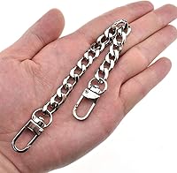 Vista 55 de HAHIYO Correa metálica de cadena para bolso de 43.3' de oro para bolso cruzado, bandolera y bolso de mano, cómoda y plana de 0.4' de ancho, extra