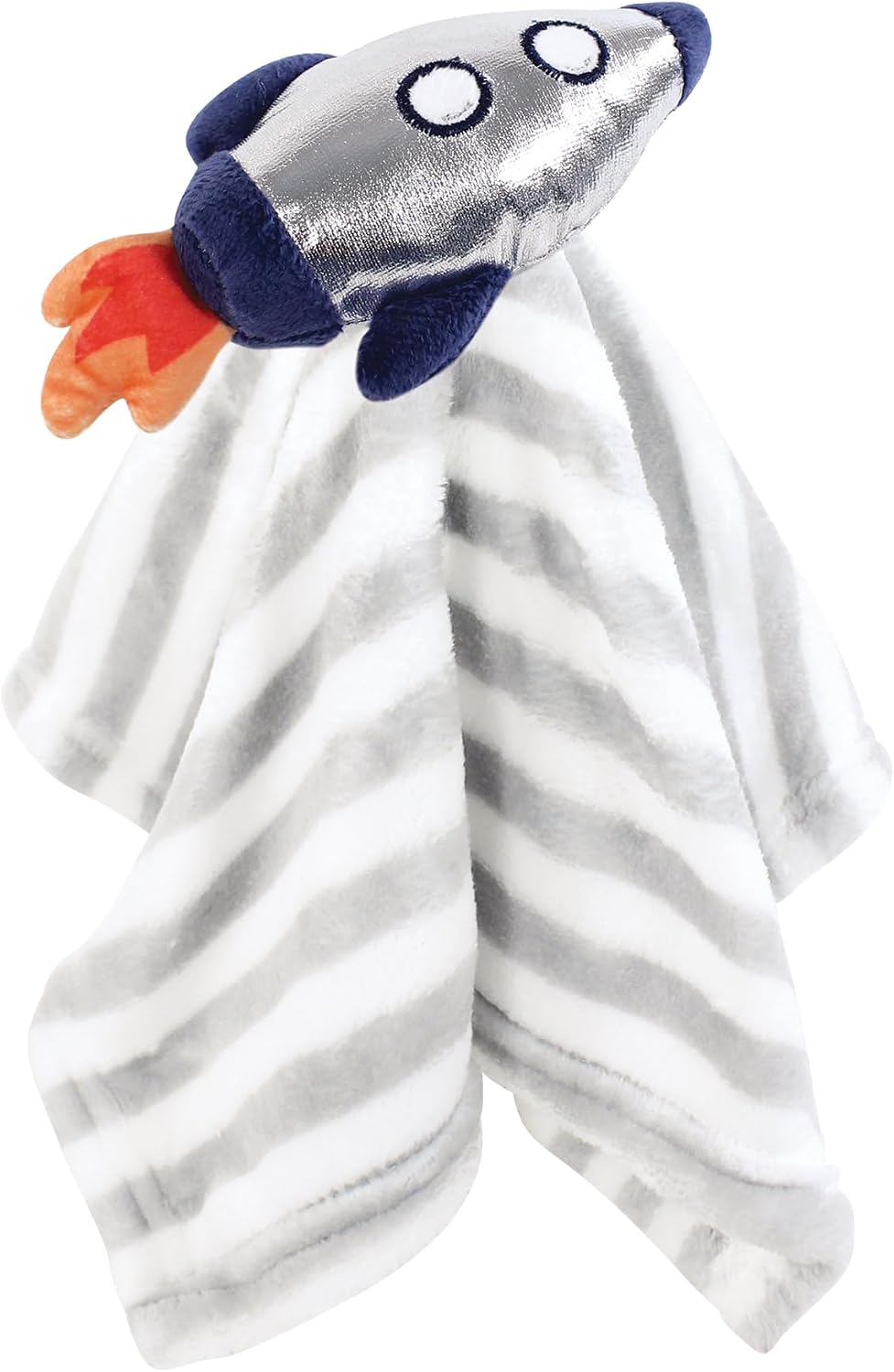 Hudson Baby Unisex Baby Animal Face Security Blanket, Happy Planets 3-Pack, One Size