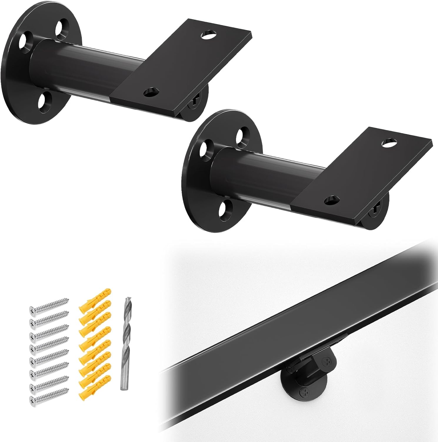 Muzata HT10 HL10 Flat Handrail Accessories 2pack Stainless