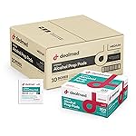 Dealmed Alcohol Prep Pads - 2000 Count Medium Latex-Free Gamma Sterilized Antiseptic Wipes, Wound Care Products for First Aid Kits, Home, and Medical Facilities