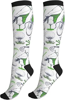 Compression Socks Knee High Circulation Support Socks For Women Men Athletic Running Hiking Cycling