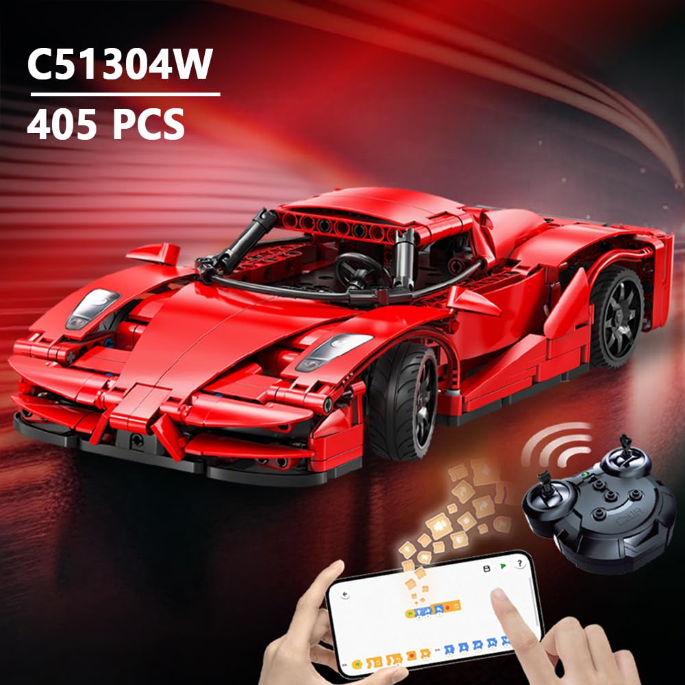 MISINI CADA C51304W Red Blade Sports Car Building Kit 405 Pcs 1
