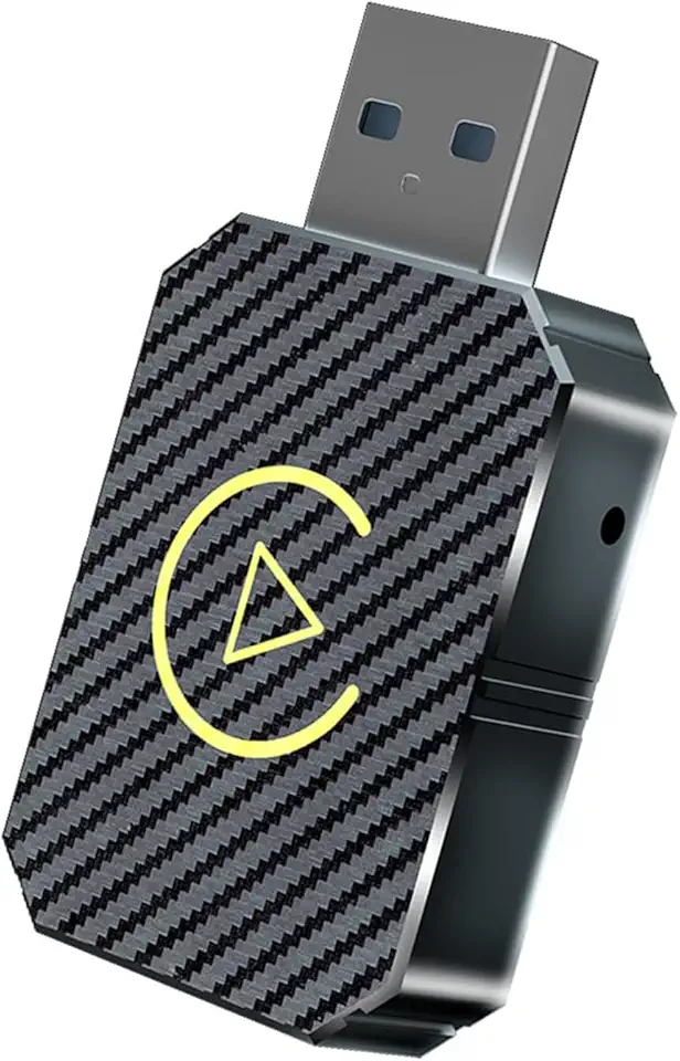 Adaptador automotivo 2 em 1 sem fio CarPlay Android Mini USB Dongle, Plug & Play, converte CarPlay original com fio para carro sem fio, para carros 2016-2024 com CarPlay com fio de fábrica | Android