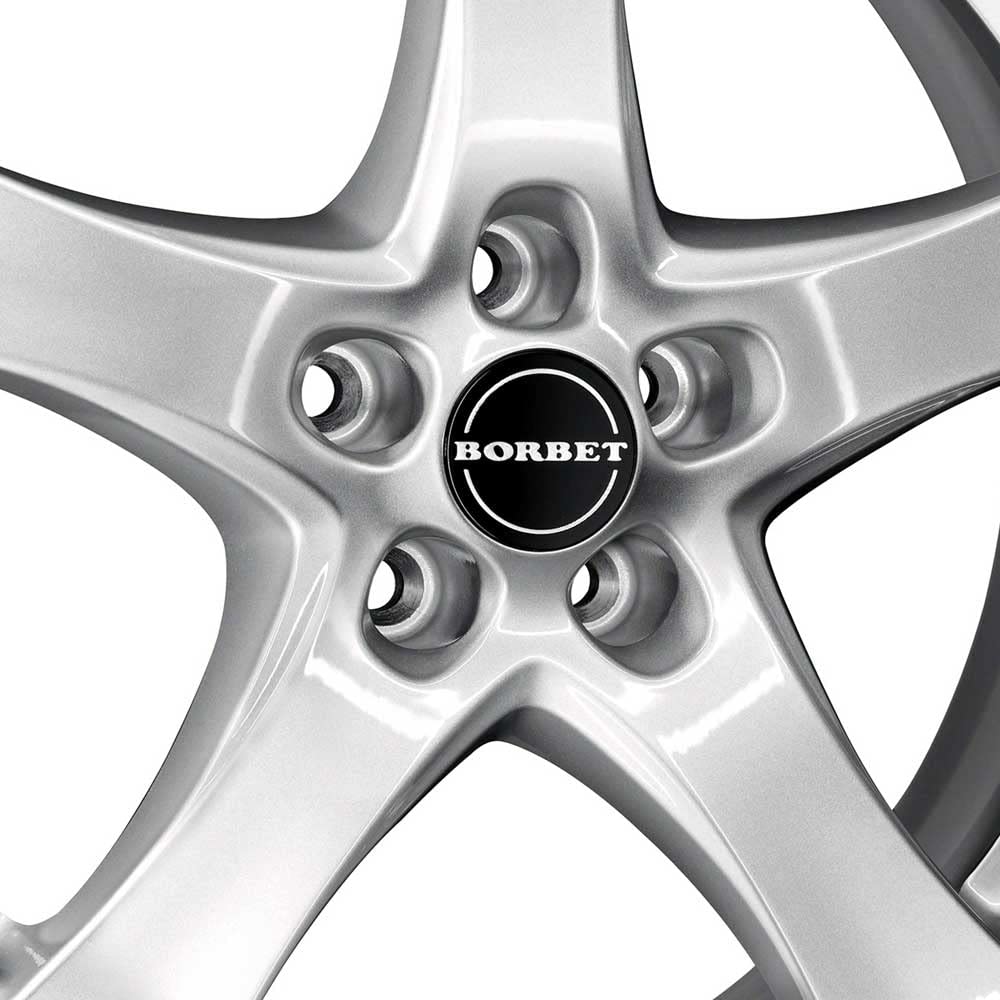 Borbet F Brilliant silver 8x18 ET45 5.00x120 Hub Bore 72.50 mm - aluminiowe obręcze