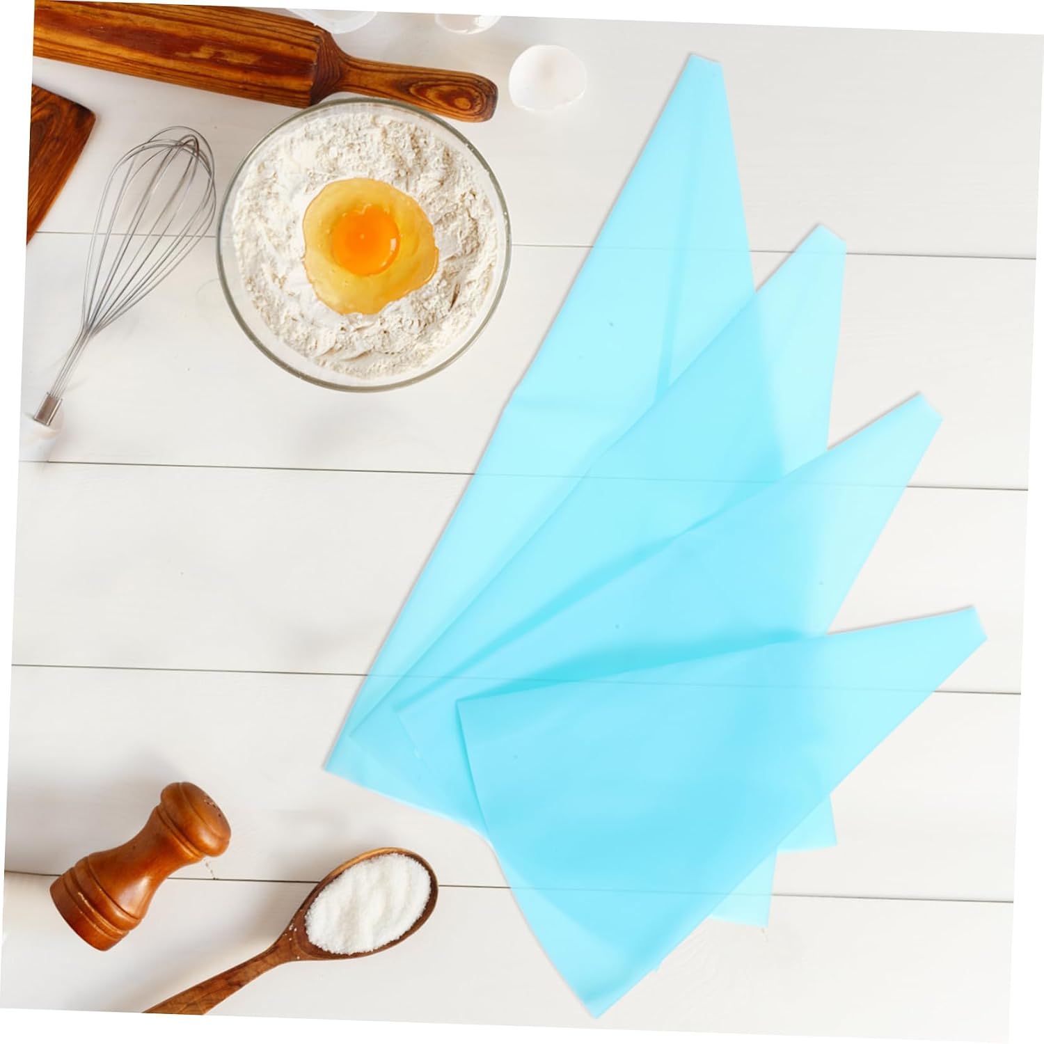 Reusable Piping Bags with Smooth Interior for Cake Decorating 4pcs