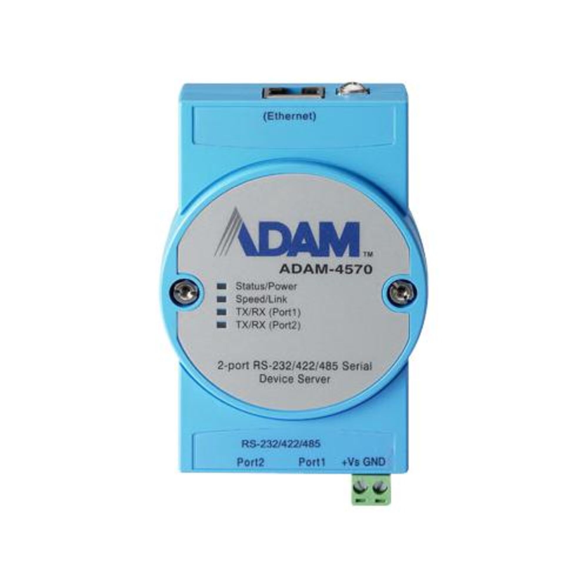 2-Port RS-232/422/485 Serial Device Server, ADAM-4570-CE