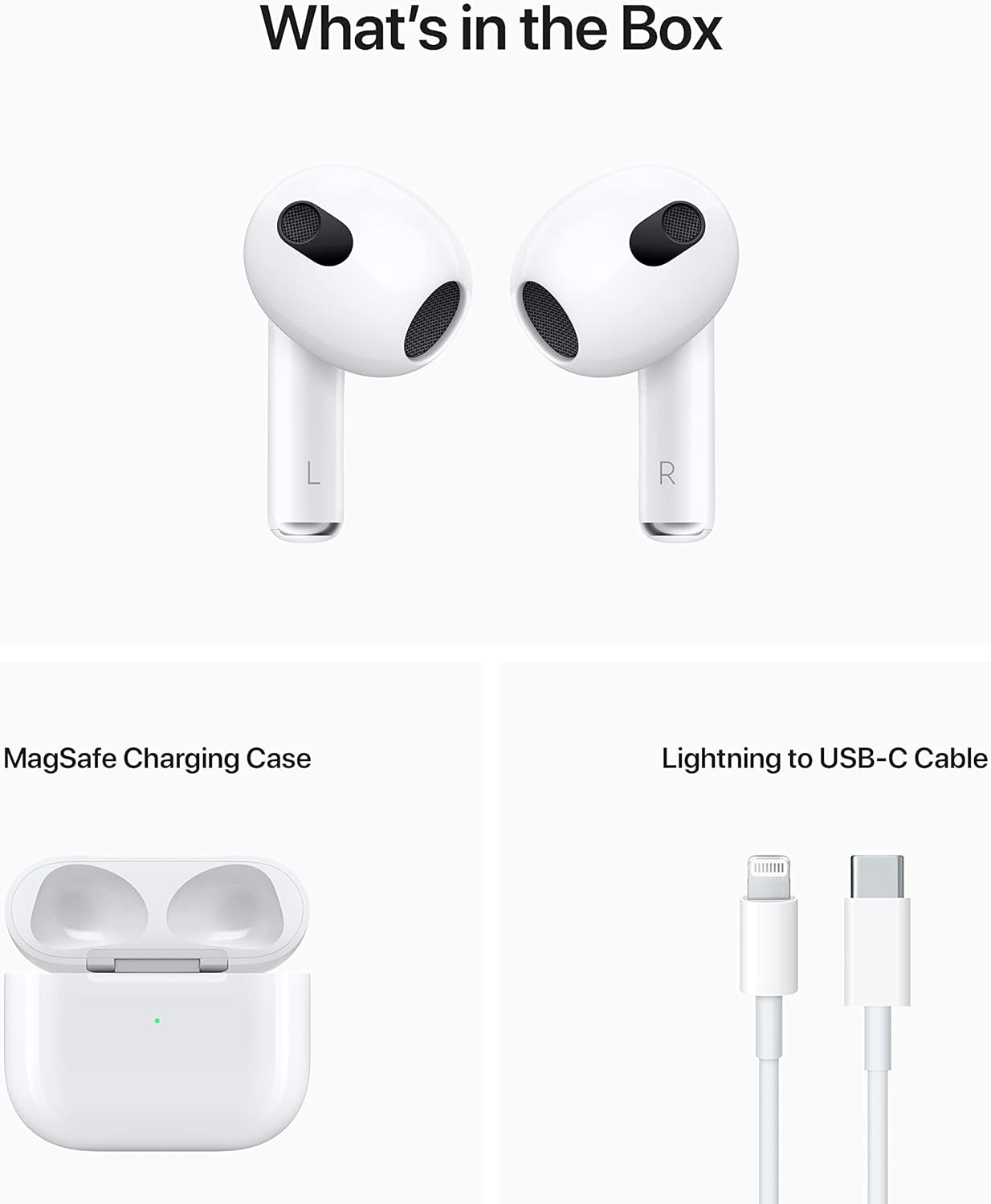 Apple Nuovo AirPods (3a generazione) (Ricondizionato)