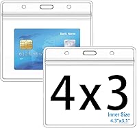 Vista 10 de Soporte para tarjeta de identificación en horizontal con cierre e impermeable.