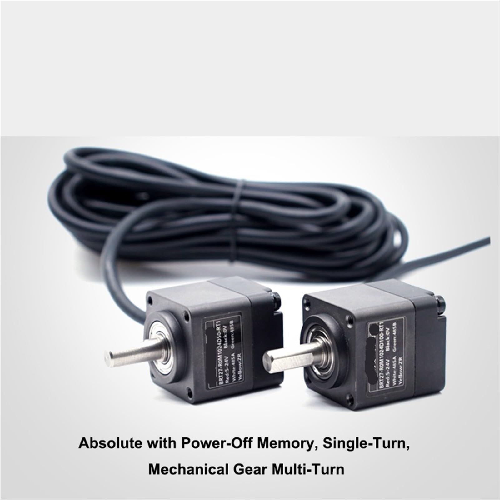 Absolutwertgeber Drehgeber Single Multiturn CAN RS485 Modbus 0-5V 4-20mA Winkelgeschwindigkeitssensor for Automatisierungslinien IP54(RS485 IP68,24turns 10bit)