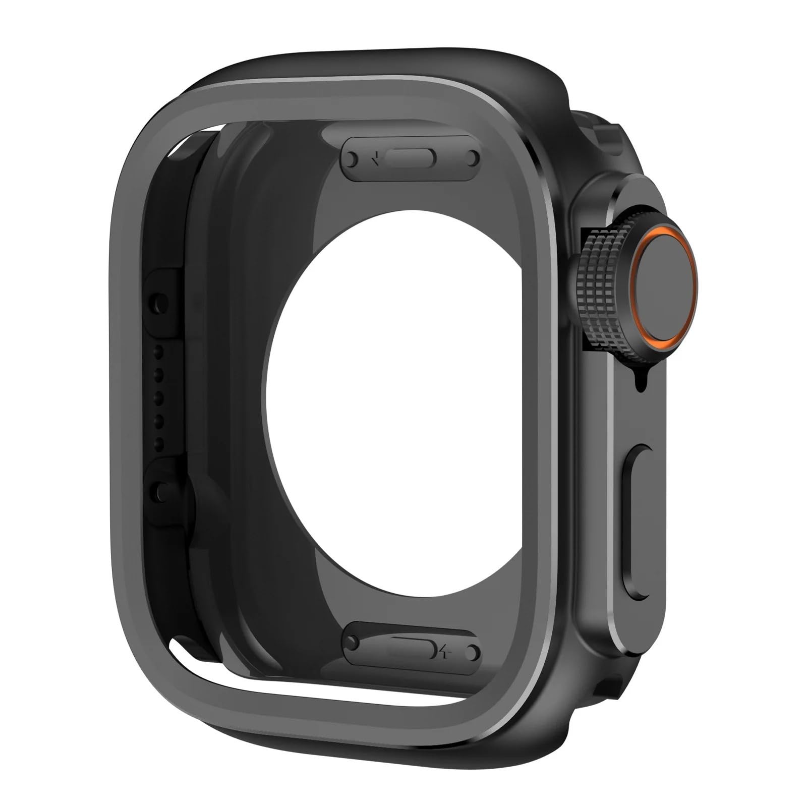 EPANO Custodia protettiva in metallo per Apple Watch 46mm 45mm 44mm Cover protettiva per telaio per iWatch Series 10 9 8 7 6 5 SE Passa a Ultra 2 49mm WatchCase