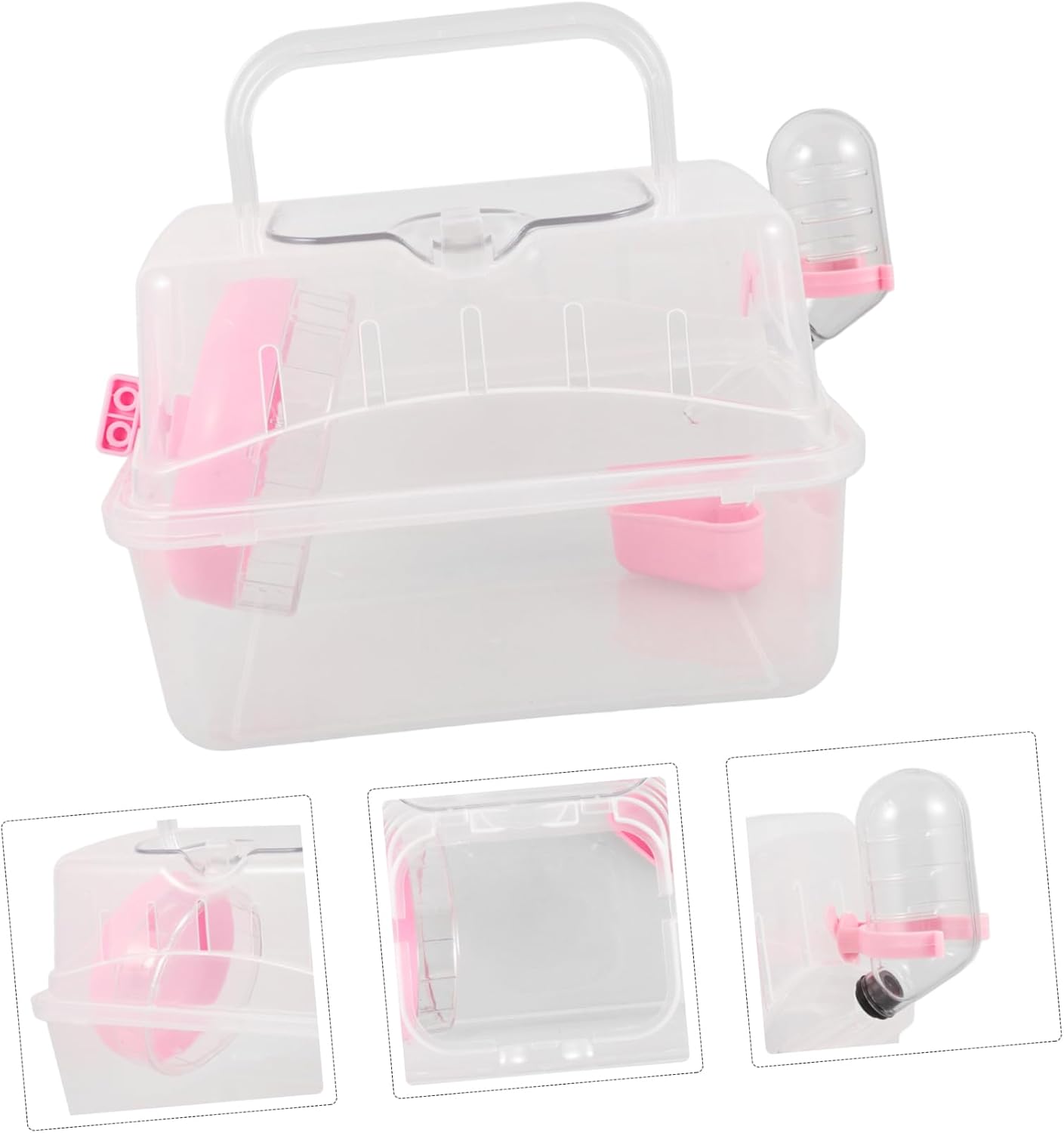 3pcs Guinea Pig Fleece Cage Liners Small Animal Carrier Hamster Travel Cage Secure Design