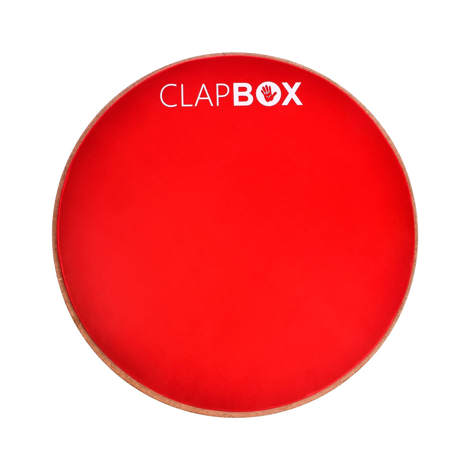 Clapbox Podkładka do ćwiczeń perkusyjnych - 20 cm, czerwona, CB-PPD (tylko podkładka treningowa)