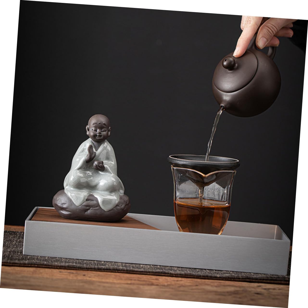 Hemobllo Mini Ceramic Tea Infuser Filters Adjustable Size Easy to Clean for Loose Leaf Tea Enthusiasts Accessory for Home or Office