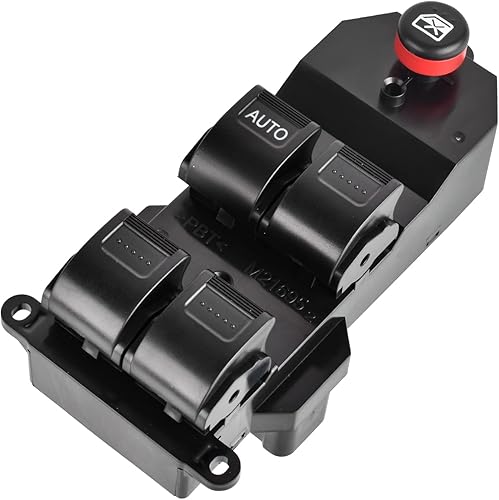 Interruptor principal de ventana eléctrica del lado del conductor para Honda Civic 2001-2005, Honda CR-V 2002-2006, reemplazo OEM #35750-S9A-305