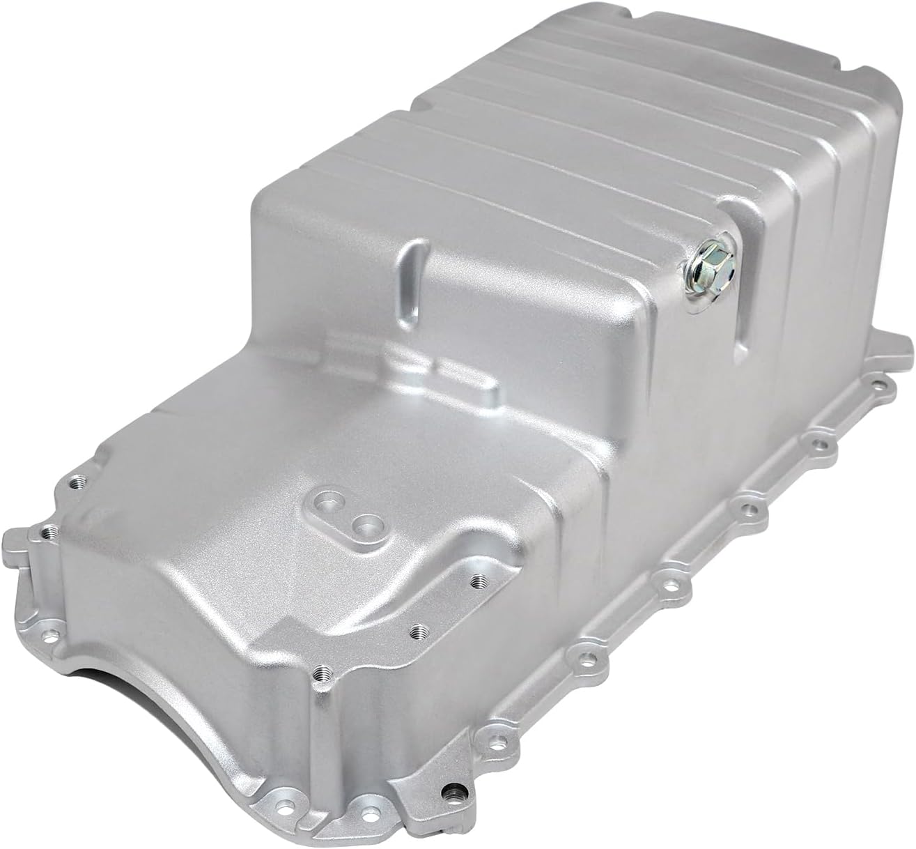 Engine Oil Pan with Drain Plug Compatible with 2001 2002 2003 2004 2005 Acura EL, Honda Civic EX, GX, HX 1.7L Replaces # 11200-PLE-000 264-486