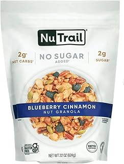 12 Fruity Dessert Recipes Fresh and Simple 32 Low Karb NuTrail, Keto Blueberry Nut Granola Healthy Breakfast Cereal, L...