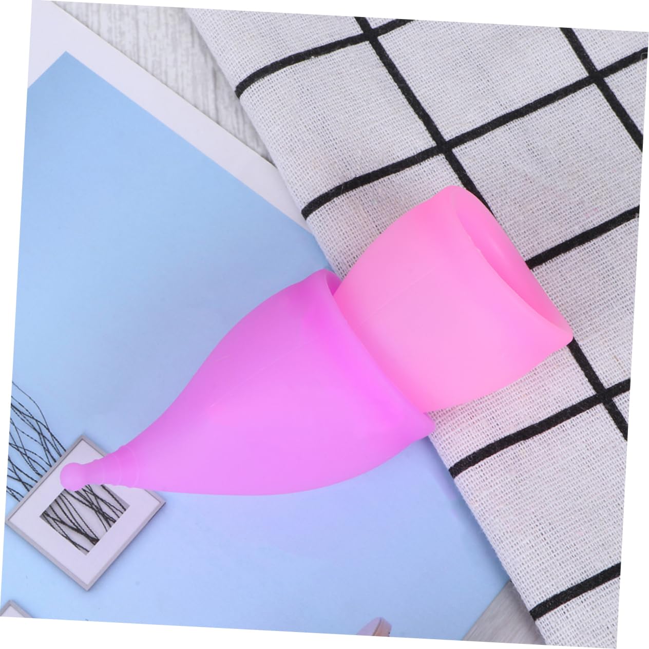 FOMIYES 18 Pollici per il periodo mestruale coppa femminile coppette mestruali viola vocich tazza del periodo di igiene mediche in silicone Gel di silice