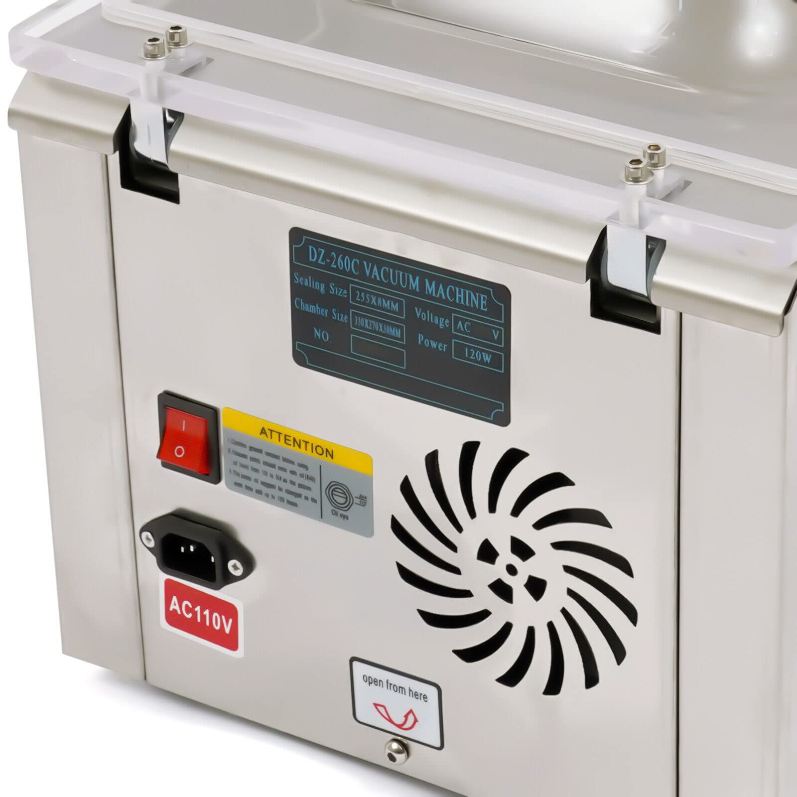Vacuümmachine voor levensmiddelen - folielasapparaat met 10 Vacuümmachine voor levensmiddelen - folielasapparaat met 10
