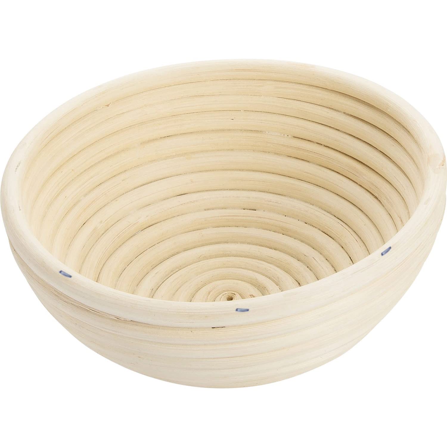 Westmark 3207227B Lot de 2 paniers de fermentation ronds + housse en osier et coton Beige clair/beige, Rond
