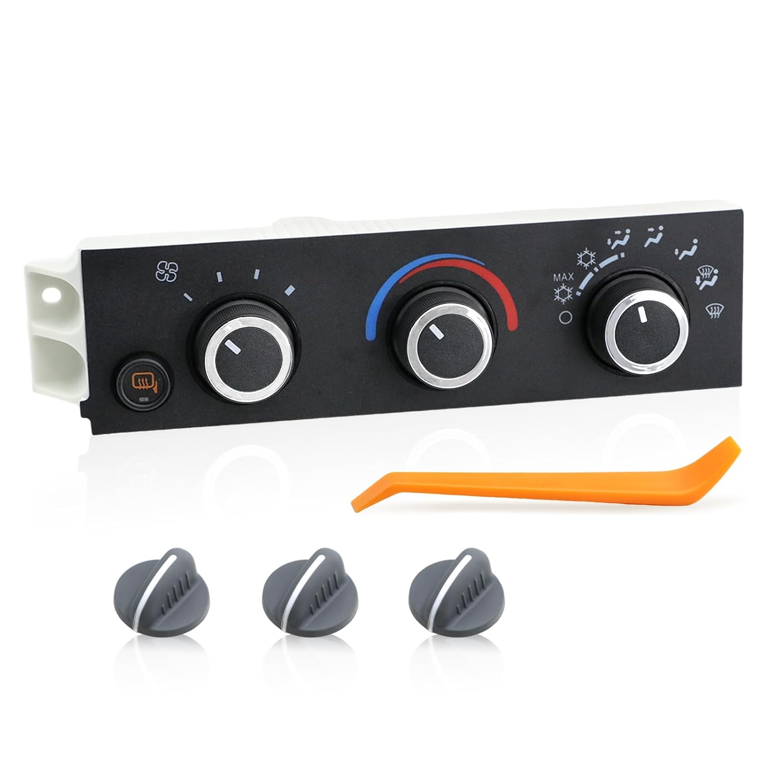 HVAC Climate Control Module - AC Control Panel Compatible with Chevrolet & GMC - Express 1500 2001-2014, Express 2500/3500 2001-2021, Savana 1500 2001-2021, 2500/3500 2009-2023 - #599-294