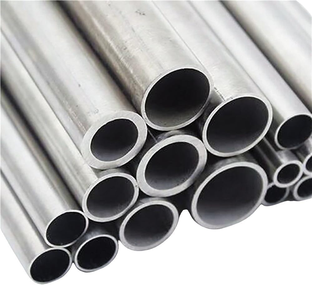 1pc Stainless Steel Round Capillary Pipe 6-80mm OD*250/500mm Long, Large Metal Tube Pipe for Building(80x2.5x500mm)