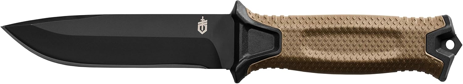 GERBER StrongArm Fixed Blade Knife with Fine Edge - Coyote Brown : Sports & Outdoors