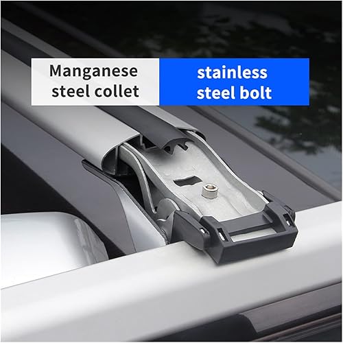 Miniatura 5 de OFIRIA 2 barras de techo compatibles con Nissan X-Trail 2013-2021 XTRAIL T32 SUV barras laterales de aleación de aluminio rieles cruzados