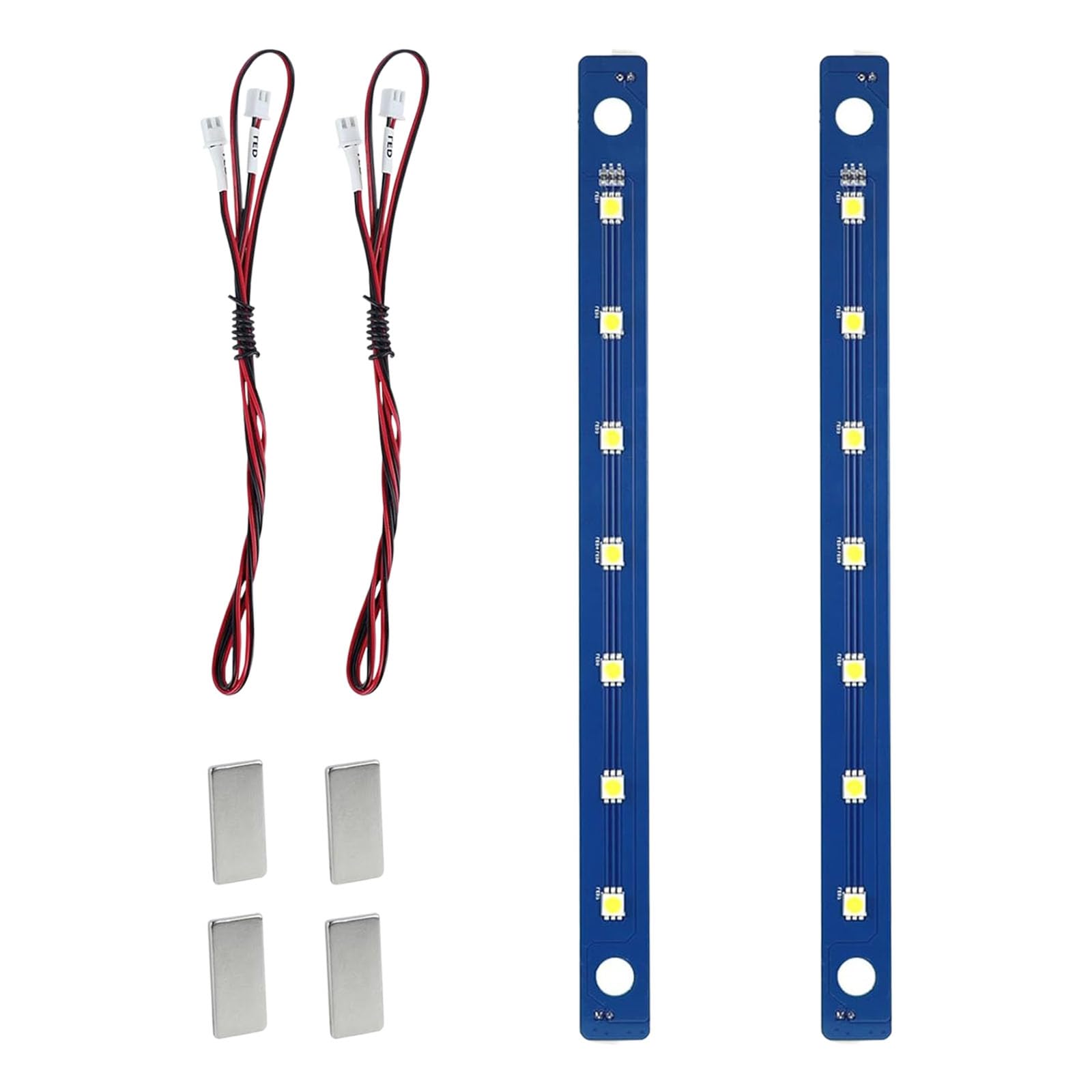 Bwuikim Light 4Pcs 24V Led Strips For Ad5x Ad5m 3D Printers Mounts Easy Setup Led