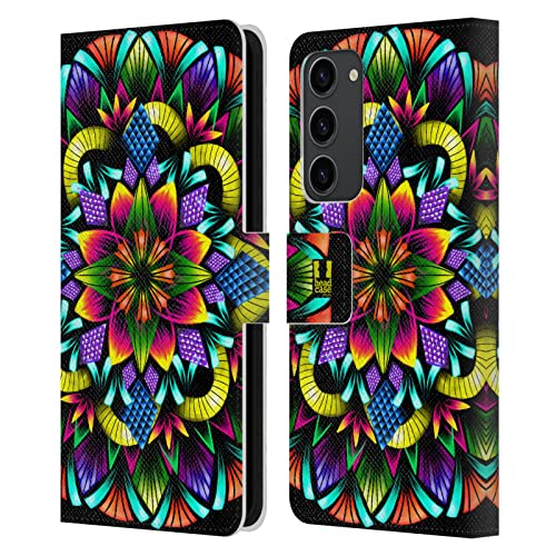 Carcasa Samsung S23+ 5G antichoque con soporte horizontal y estampado mandala