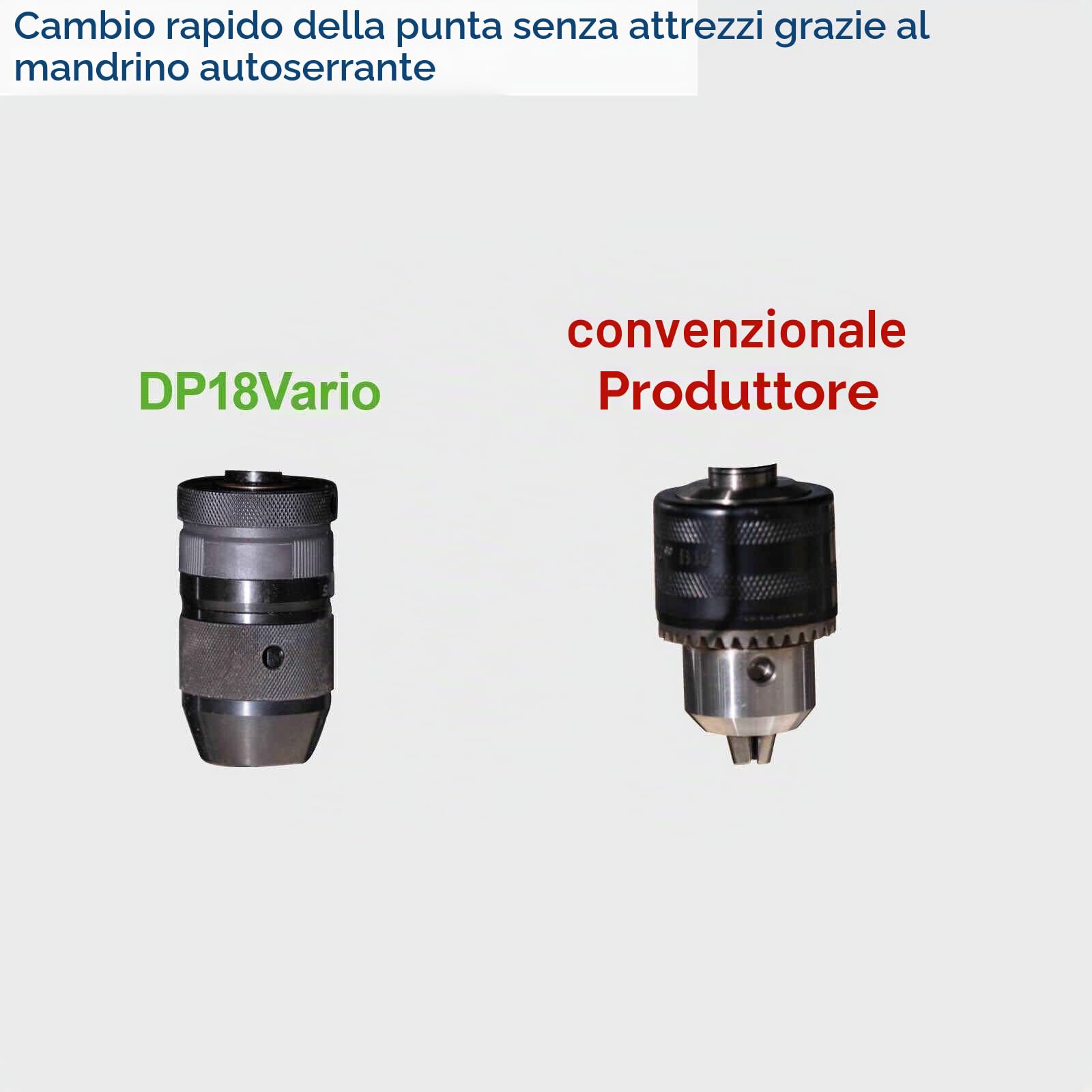 Scheppach 5906807901 trapano/trapano da banco dp18vario, posizione laser e LED, velocità regolabile, per legno, metallo e plastiche, regolazione della velocità da 440 a 2580 giri/min, 550 W, W, 230 V