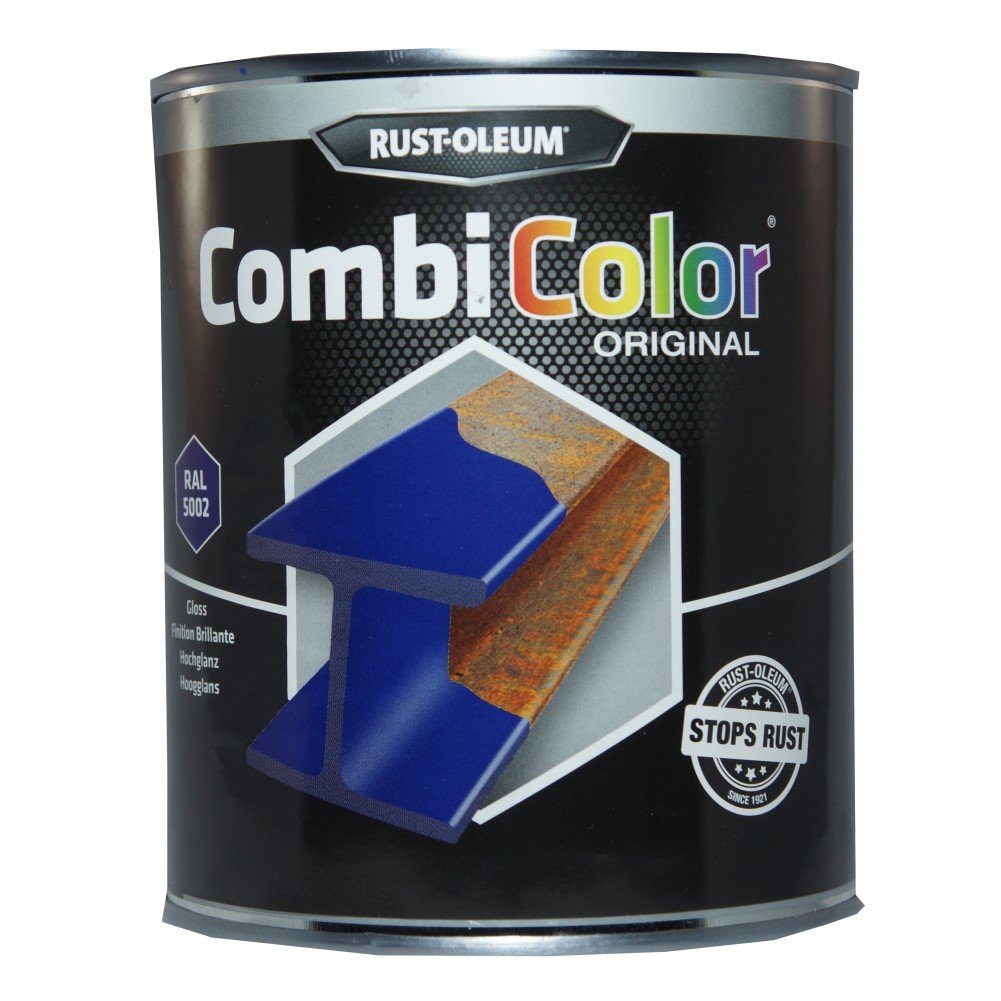 RUST-OLEUM 7328.0.75 Combicolor Original, Superior Metal Protection, Direct To Rust, Ultramarine blue -RAL 5002