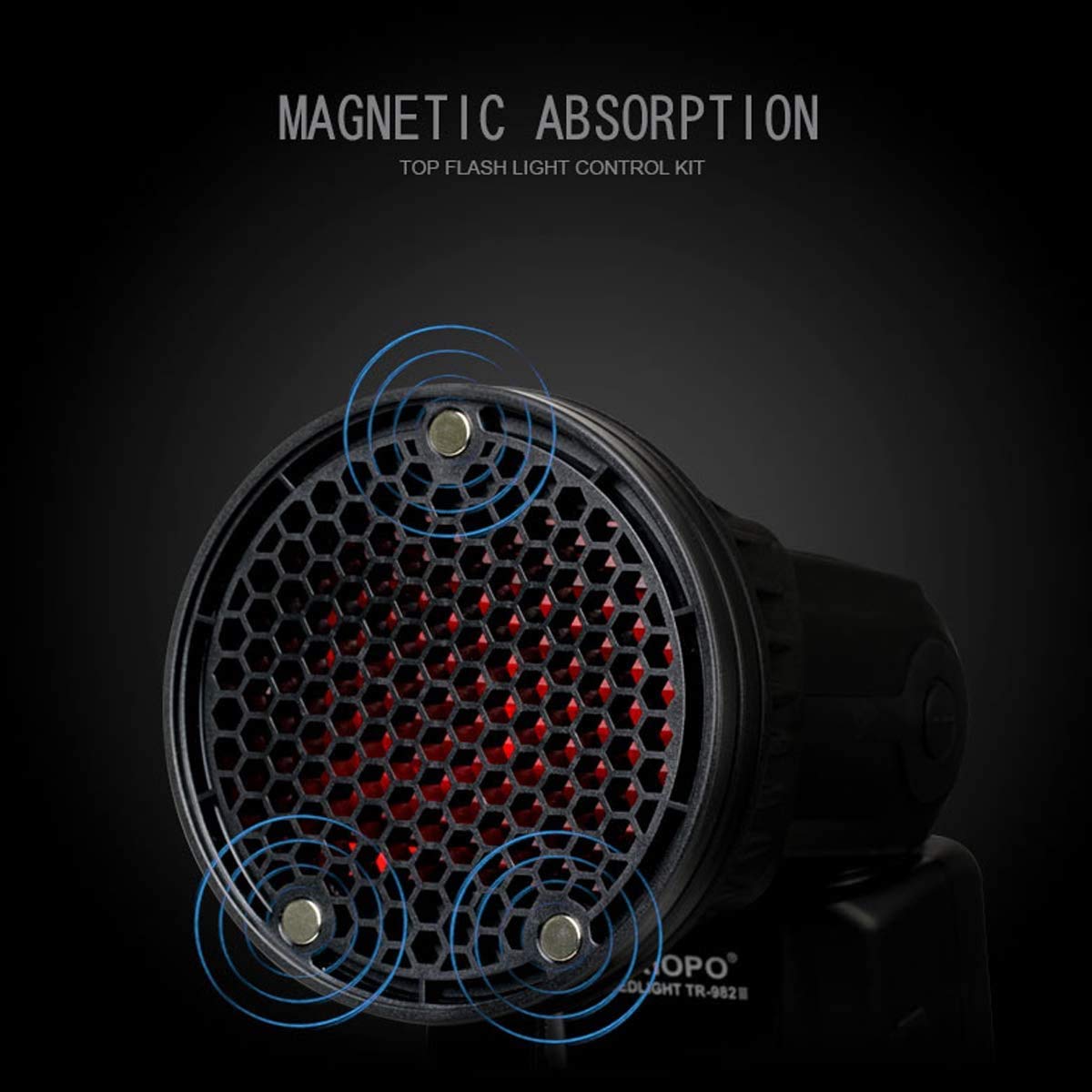 HIFFIN MagDome Color Filter Reflector Honeycomb Diffuser Ball Photo Accessories Kits for GODOX YONGNUO Canon Nikon Sony Flash Replace AK-R1 S-R1 Compatibility for Godox YONGNUO TRIOPO etc. 3