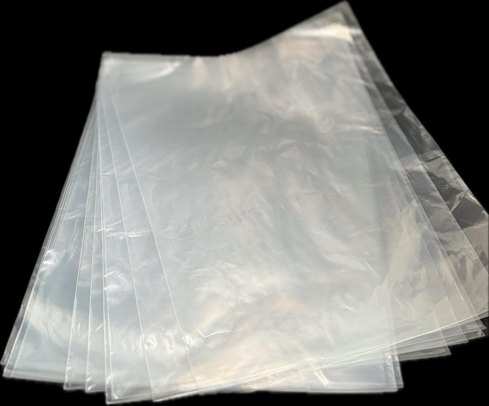 Clear Polythene Suitable For Food Grade, Jewellery, Biscuit, Sweets and Crafts Storage Bags 200 gauge. (1000, 7" x 9" - 175mm x 225mm)