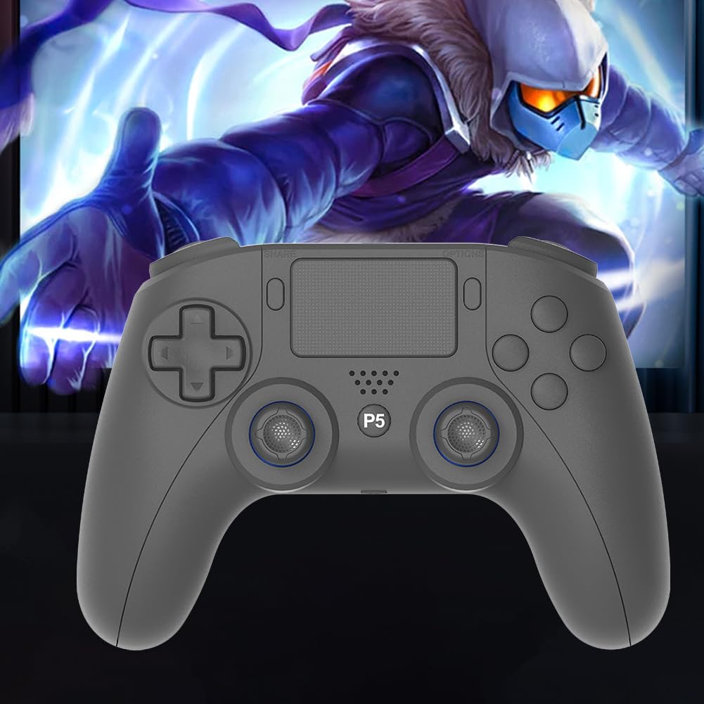 Controller wireless a doppia vibrazione per PS5 e PC Game Control con touchpad e gamepad Bluetooth 4.0
