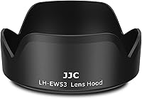 JJC Lens Hood for Canon EF-M 15-45mm & RF-S 18-45mm Replaces EW-53 - Fits EOS R100 R50 M50 M6 M200 - Anti-Flare Protection