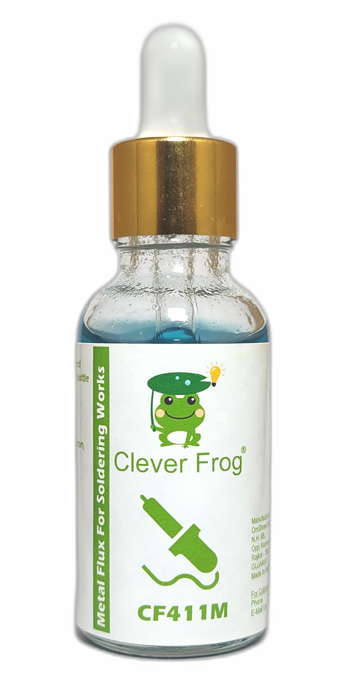 Cleaver Frog® CF411M Gel Base Flux For Metal Soldering & Desoldering | Strongest Bond on Metal | 25 ml (B0C9YJ3MMN) Amazon Price History, Amazon Price Tracker