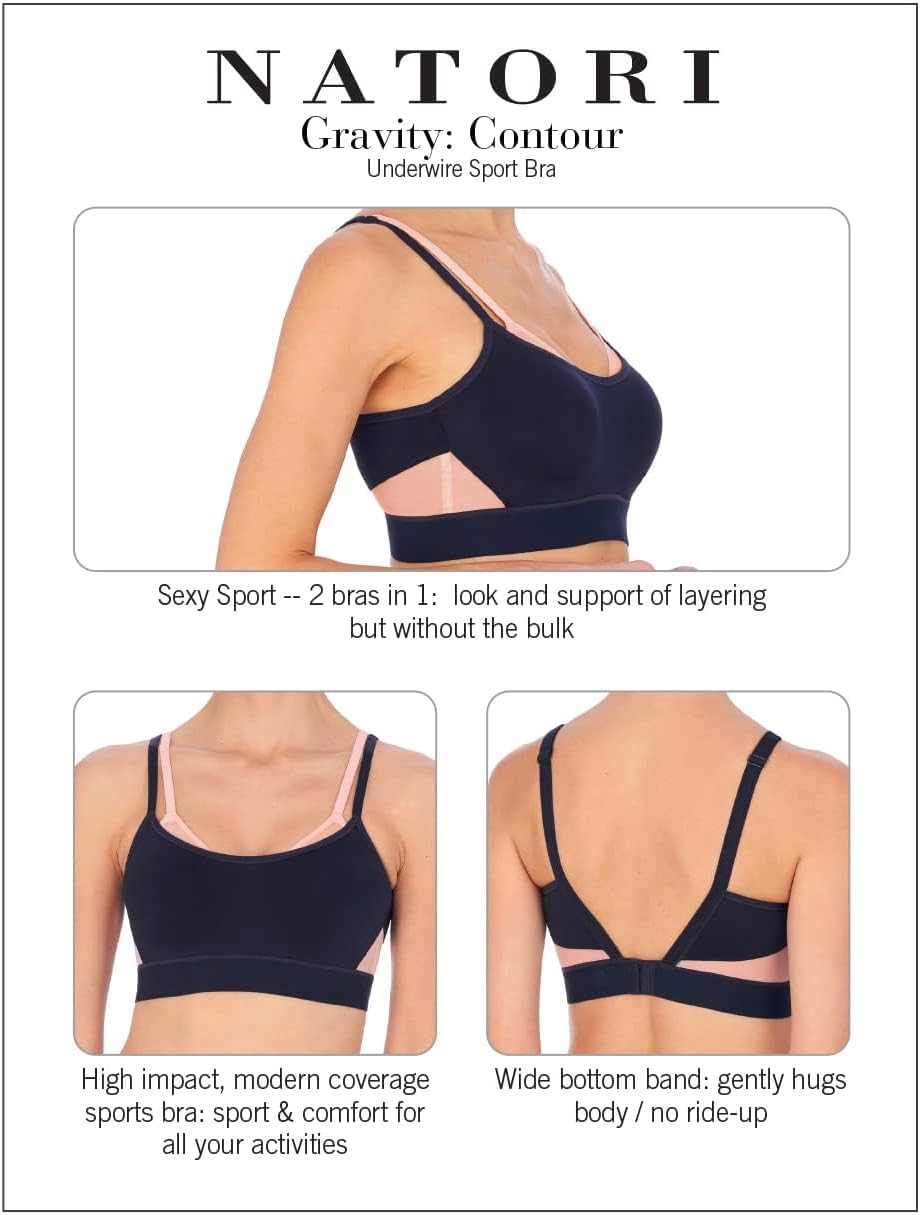 Natori Women's Gravity Underwire Sports Bra - Image 4