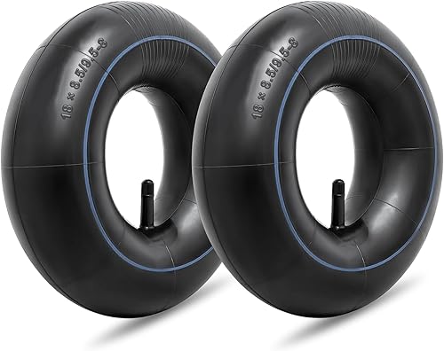 Tubo interior de repuesto de 18x8.50-818x9.50-8 para cortacéspedes, camiones de mano, carretillas, carros, tubo interior de césped y jardín prémium