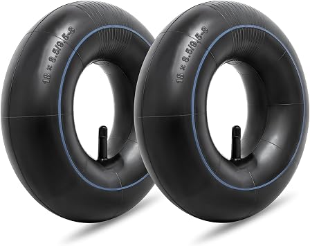 18x8.50-8/18x9.50-8 Inner Tube Replacement for Mowers, Hand Trucks, Wheelbarrows, Carts, Premium Lawn and Garden Inner Tube 2-Pack