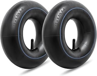 18x8.50-8/18x9.50-8 Inner Tube Replacement for Mowers, Hand Trucks, Wheelbarrows, Carts, Premium Lawn and Garden Inner Tube (2-Pack)