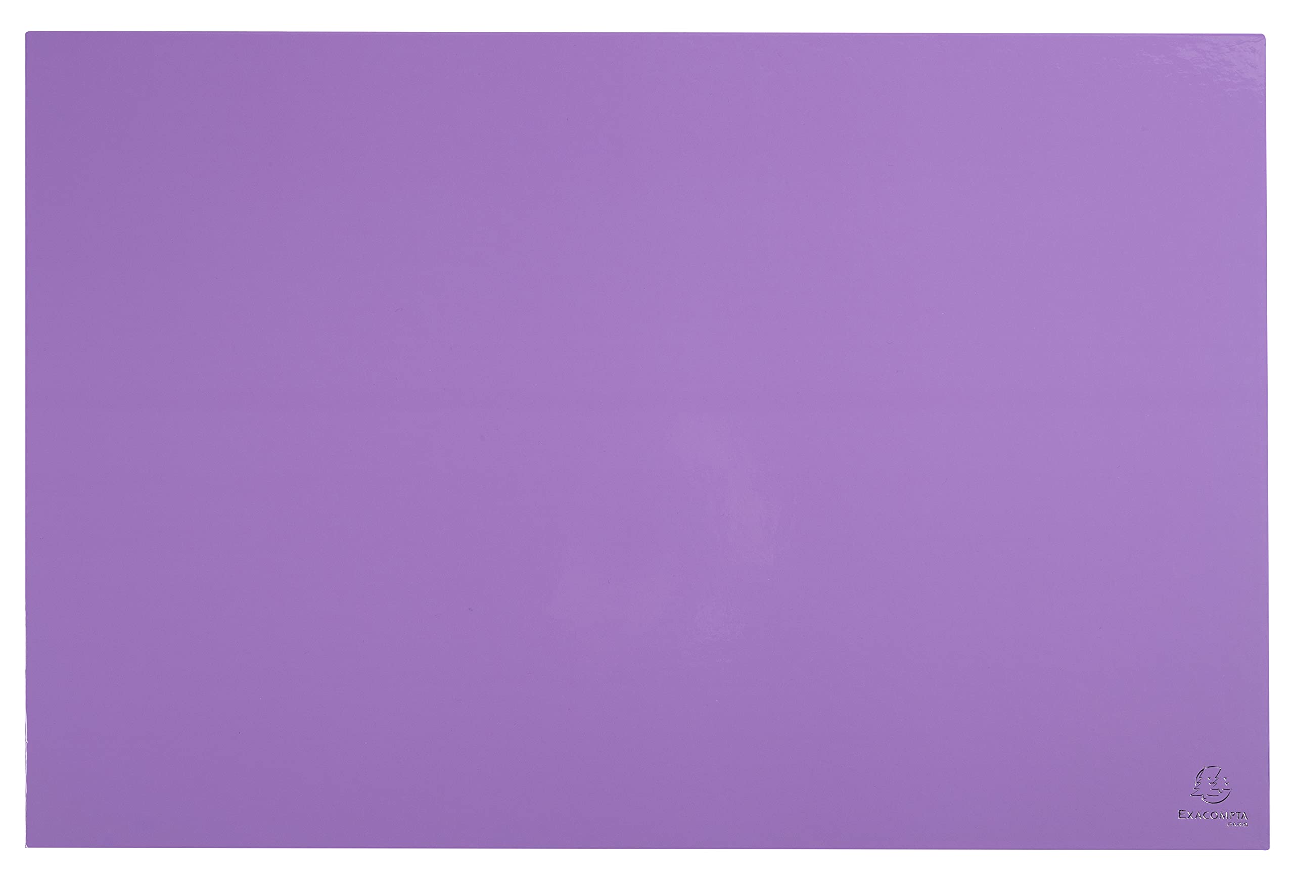 Exacompta - 8 stuks bureauonderlegger van stevig karton OfficeByMe - geschikt voor optische en lasermuizen - Groot formaat en korte diepte - 57,5 x 37,5 cm - zwart
