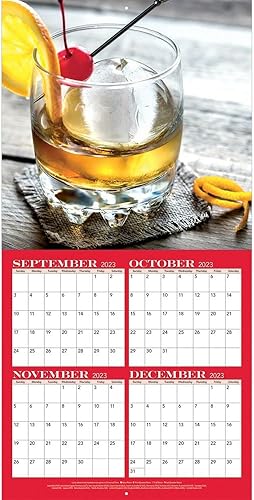 Miniatura 4 de Turner Licensing Whisky - Calendario fotográfico de pared de 12 x 12 pulgadas