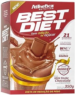Best Diet - 350G Milk Shake Chocolate, Atlhetica Nutrition