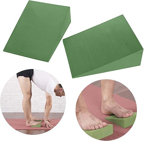 Miniatura 2 de Yoga Bricks,Professional Foams Wedges Calf Stretcher Foams Stretch Slants Board Foot Stretch Wedges Block for Homes Exercise