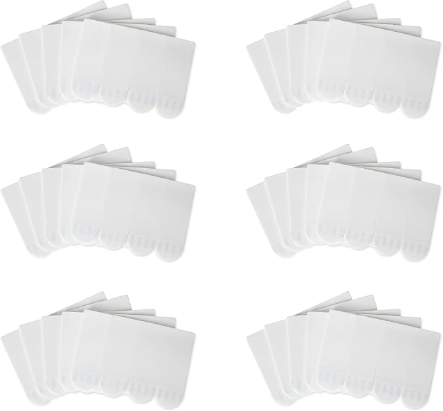 120 Pieces Poster Strips, Jellysub Small Refill Strips Heavy Duty, Double Sided Adhesive Strips for Hanging Posters, Schedules or Christmas Decorations, Decorate Damage-Free